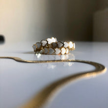 Load image into Gallery viewer, HEART ring white | gold
