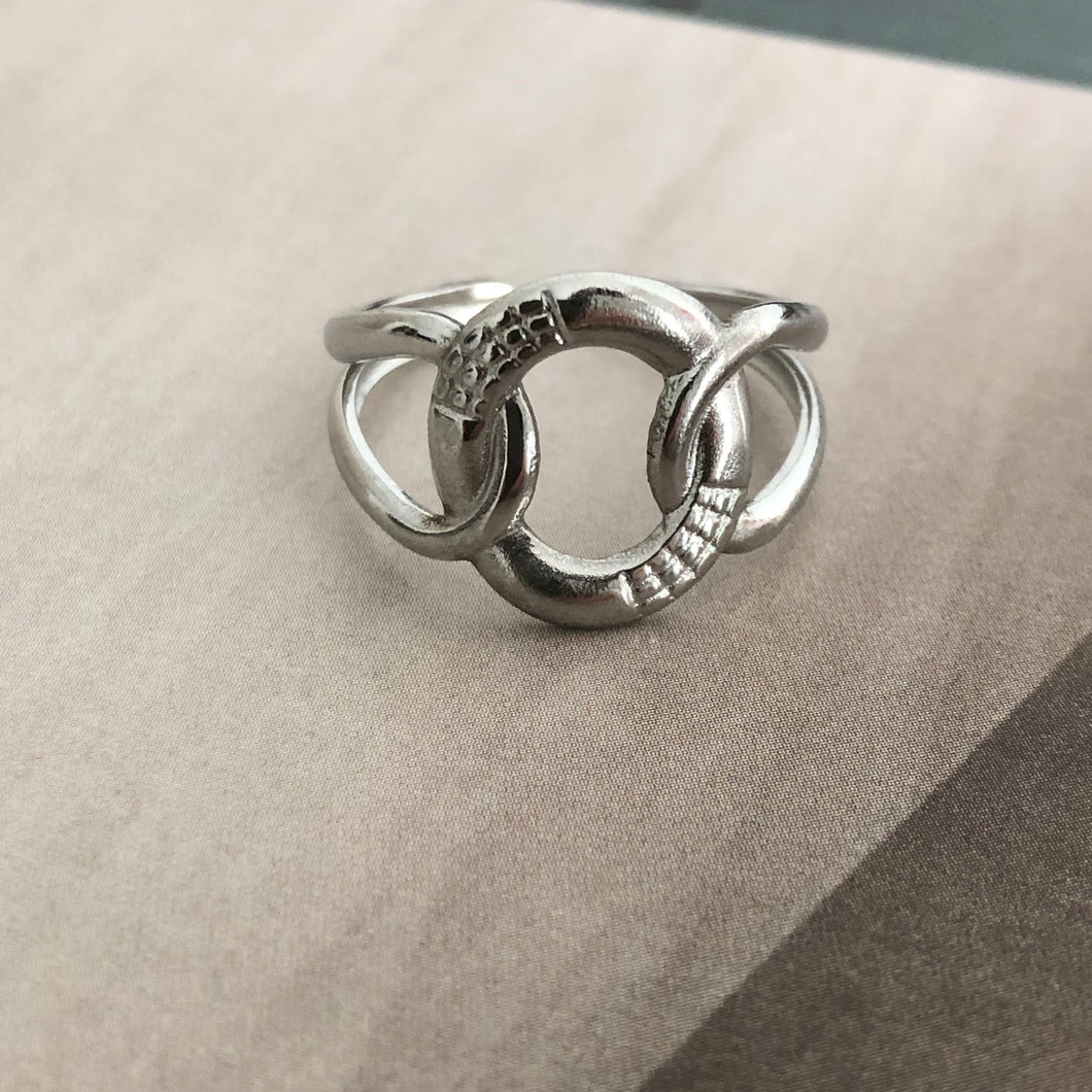 IXIA ring | silver