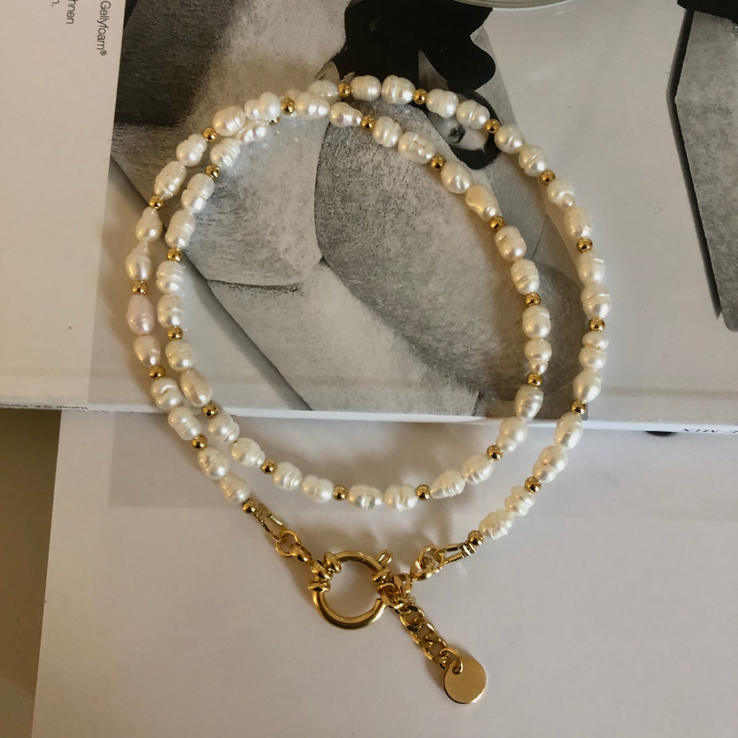 PETULIA necklace | classic pearl